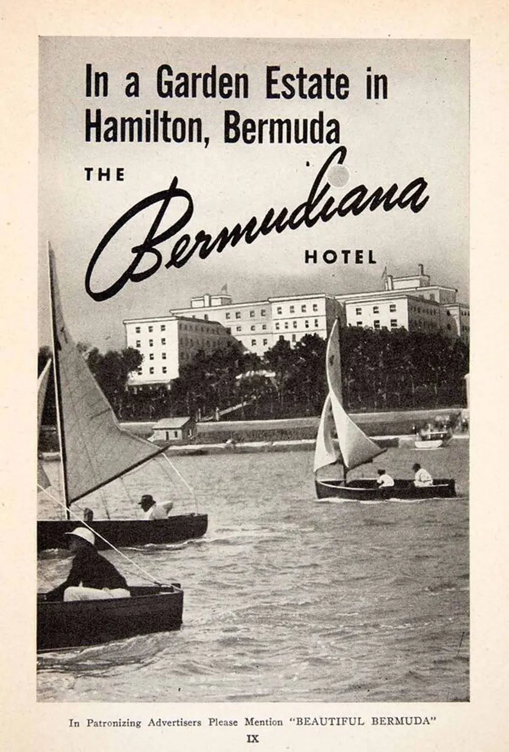 BERMUDA1936 POSTCARD