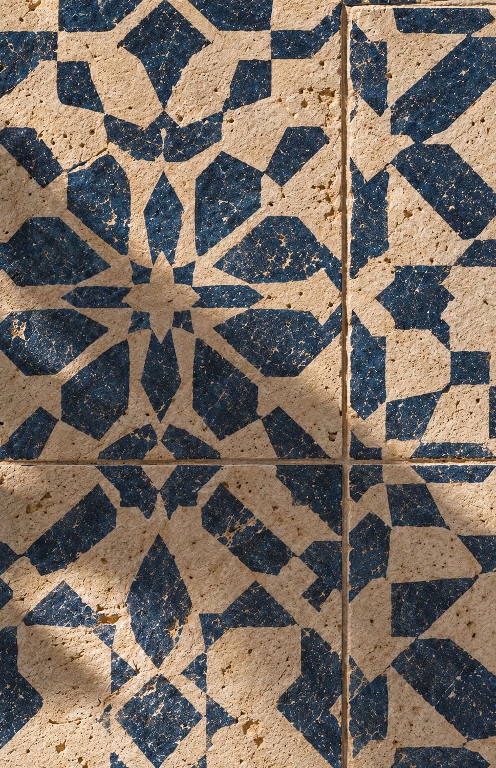 Blue tiles