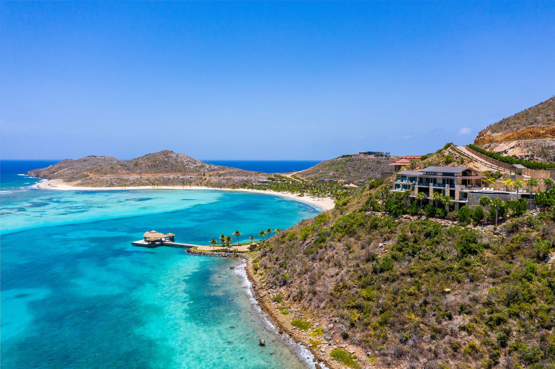 oil nut bay aerial view