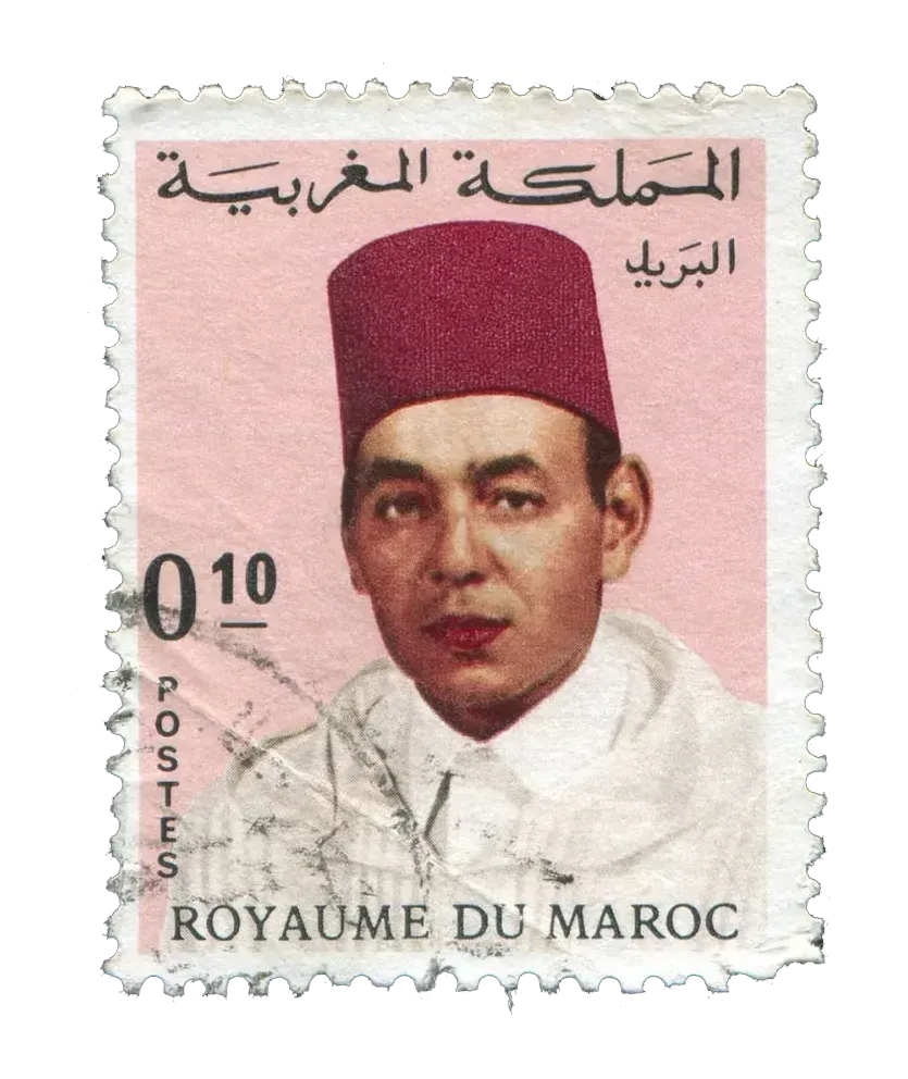 Moroccan postage stamp