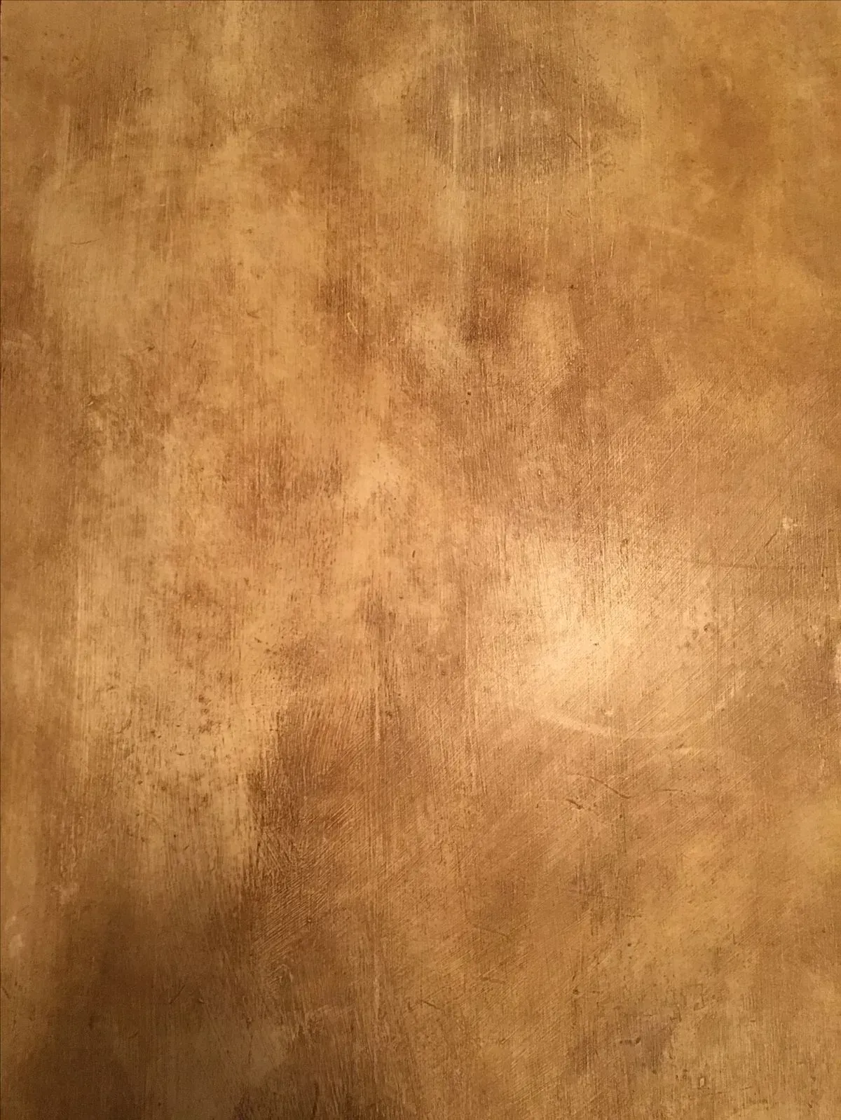 Bronze surface, worked by hand