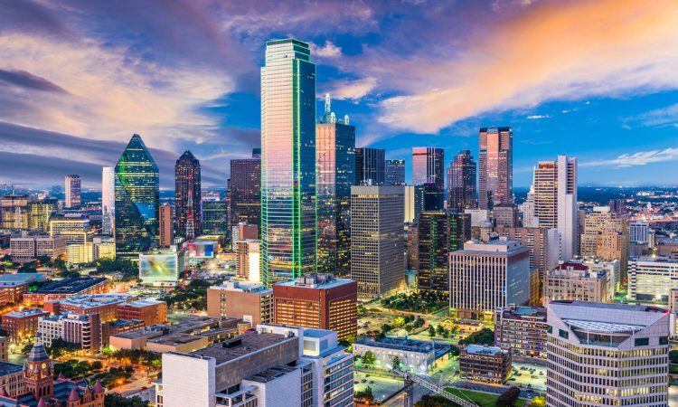 photo of the Dallas skyline